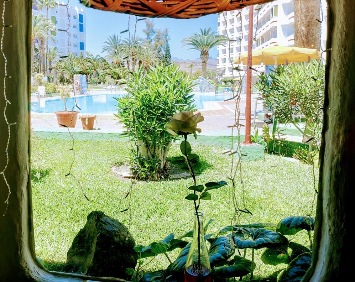 شقة Playa Del Ingles -2 Balcons- Agaete Park San Bartolomé المظهر الخارجي الصورة